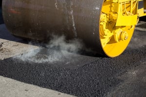 Asphalt roller