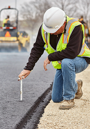 Benchmark pavement project management 