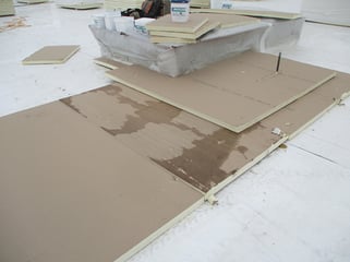 Damaged Wet Insulation installed over ice sm