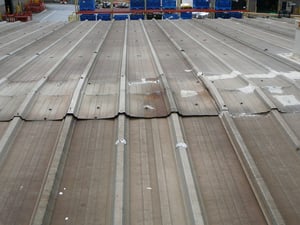 Bad fit up at metal panel lap joint