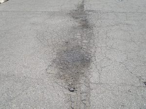 reflective cracking is progressing to severe deterioration