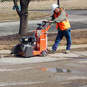 PPE on pavement project