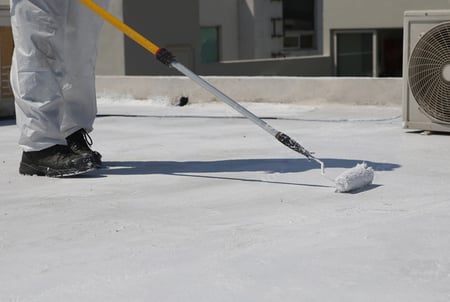 roof coating installation