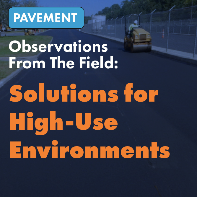 Rehabilitation of pavement at two neighboring distribution facilities